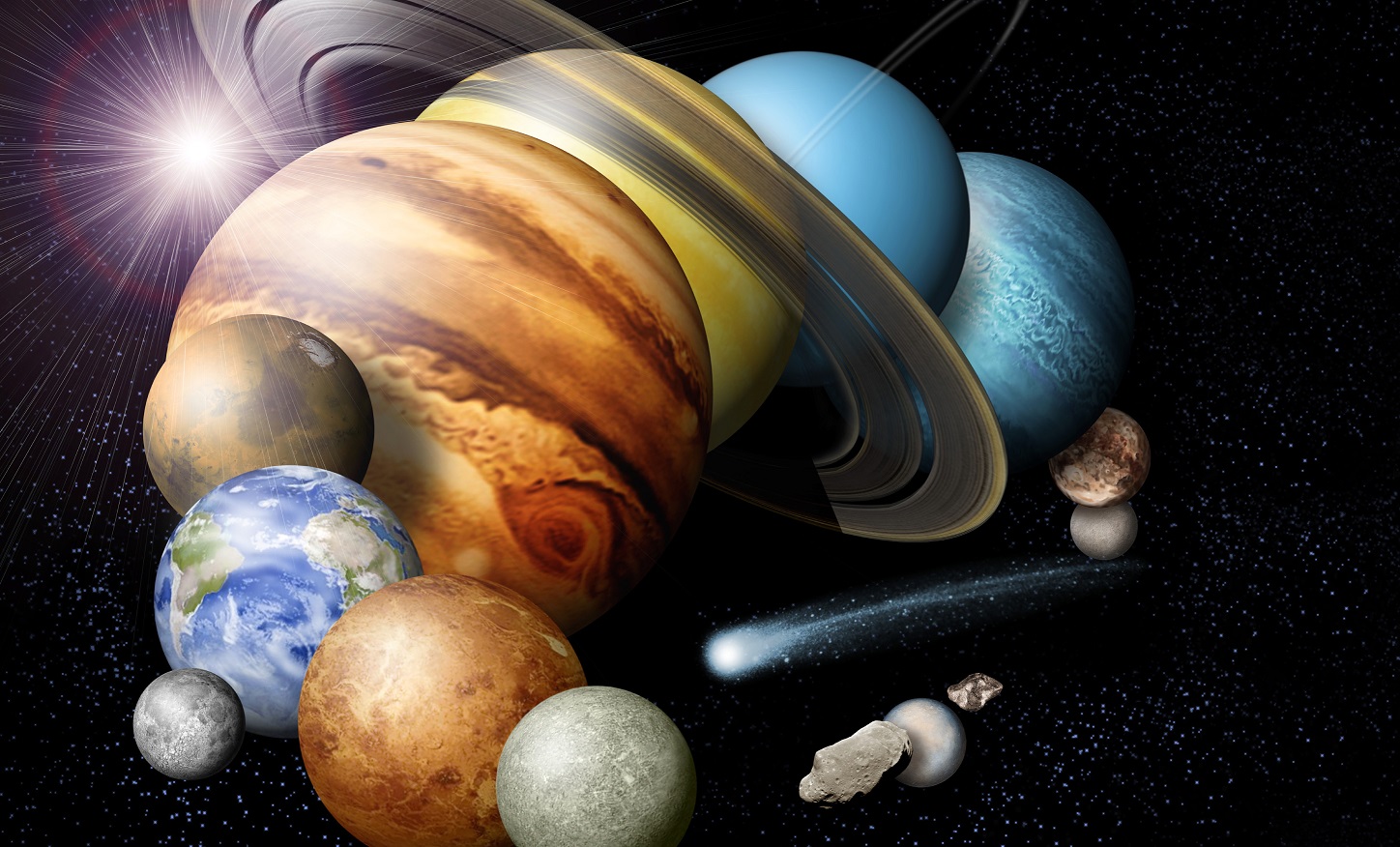 солнечная система без планет картинки